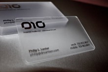 Tarjeta Plastica Clear
