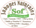 Sticker Ovalado • Ejemplo de logo • Jabones Naturales Sof • Guayama Puerto Rico