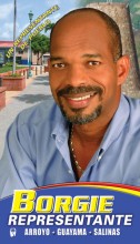 Borgie, Representante PNP • Ejemplo de campaña política en Puerto RIco
