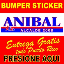Bumper Sticker • Alcalde Fajardo Puerto RIco
